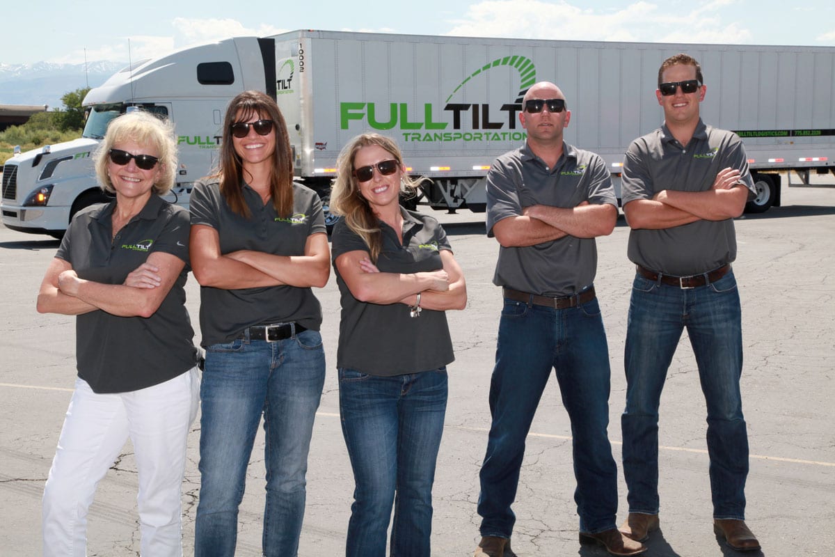 Full tilt Transportation Owners, reno trucking company